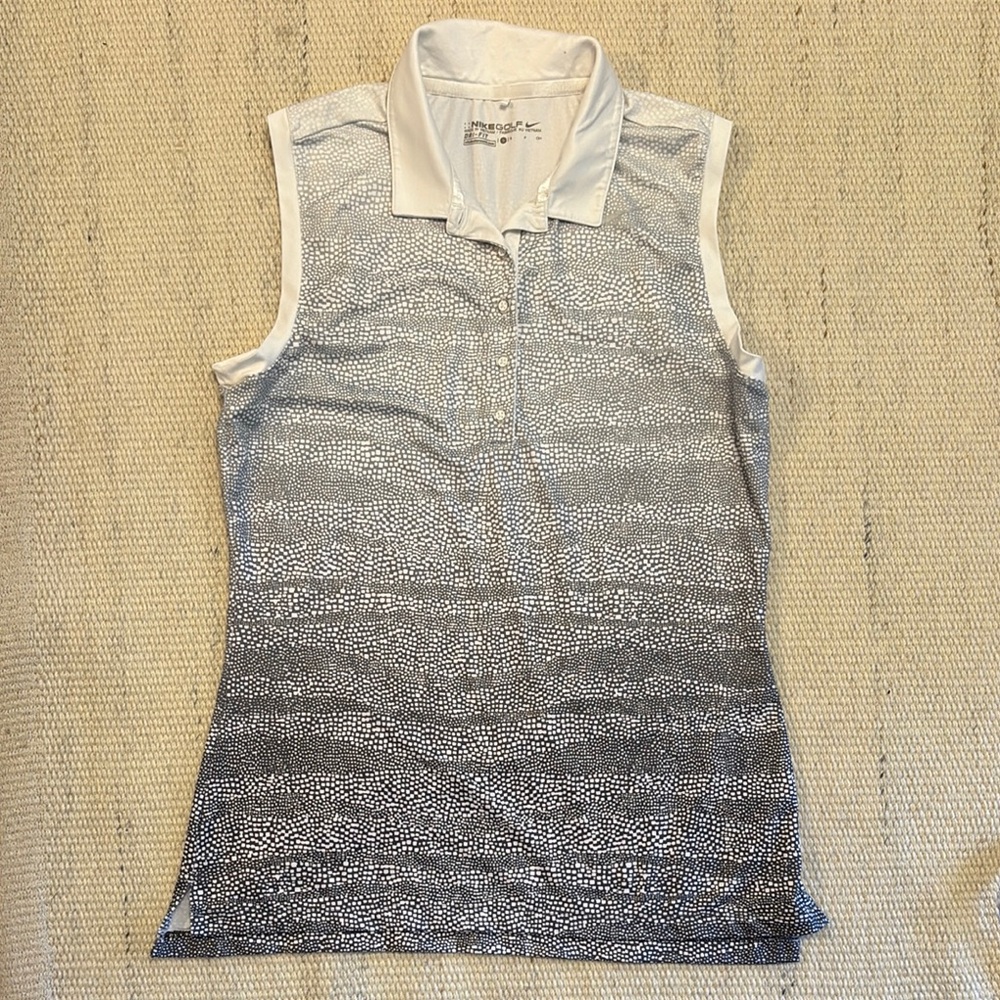 Nike Women's Sleeveless Gray Top - Size Small